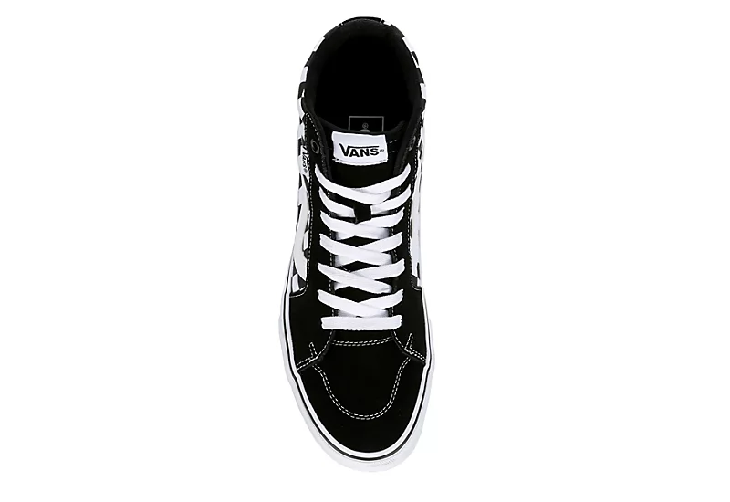 Vans Mens Filmore High Top Sneaker - Black - Image 6