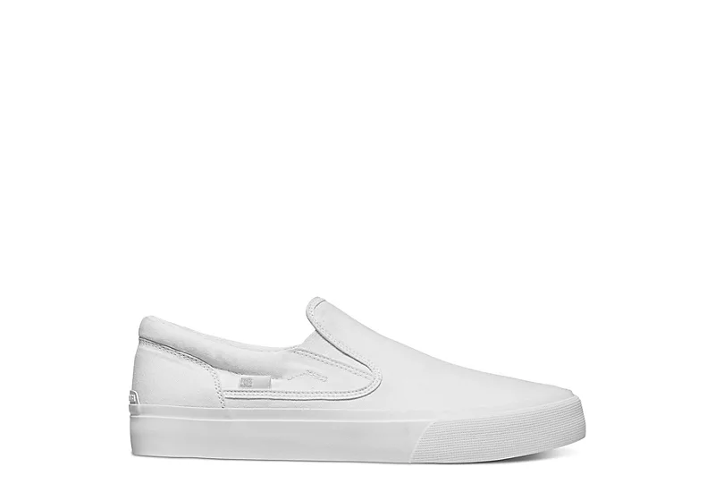 Dc Shoes Mens Trase Slip On Sneaker - White - Image 2