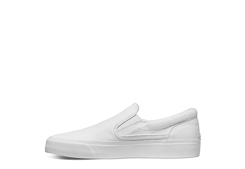 Dc Shoes Mens Trase Slip On Sneaker - White - Image 3