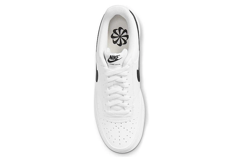 Nike Mens Court Vision Low Sneaker - White - Image 5