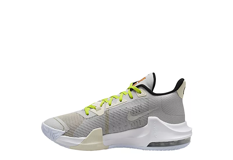 Nike Mens Air Max Impact 3 Basketball Shoe - White - Image 3