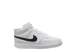 Nike Mens Court Vision Mid Sneaker - White
