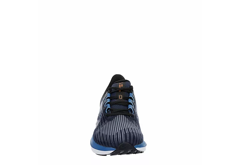 Nike Mens Air Winflo 9 Running Shoe - Navy - Image 3