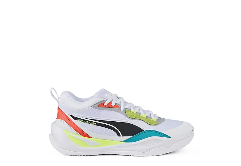 Puma Mens Playmaker Pro Basketball Shoe - White - Image 2
