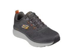 Skechers Mens Dlux Walker Commuter - Dark Grey