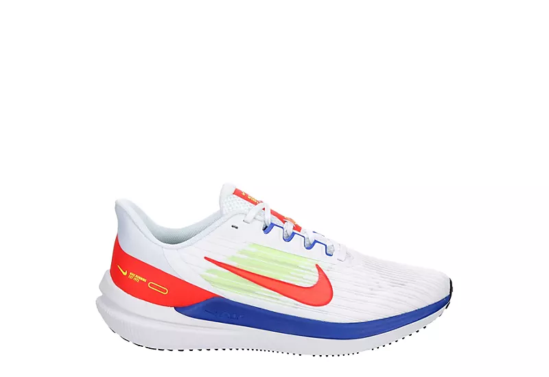 Nike Mens Air Winflo 9 Running Shoe - White - Image 2