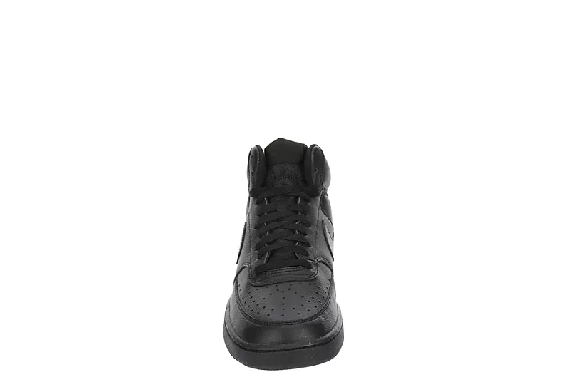 Nike Mens Court Vision Mid Sneaker - Black - Image 3