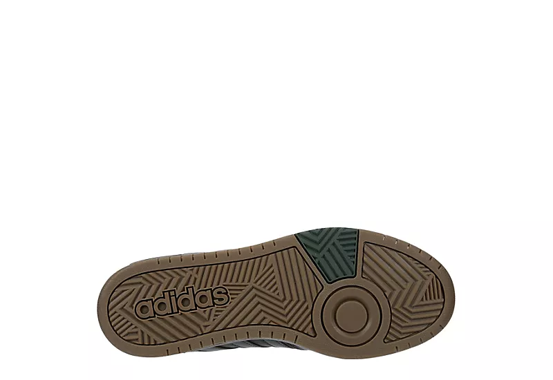 Adidas Mens Hoops 3.0 Mid Winter Sneaker - Black - Image 7