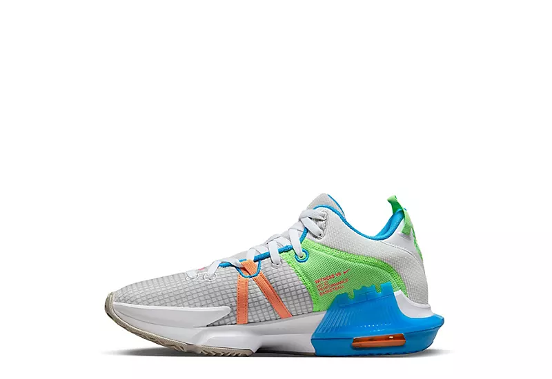 Nike Mens Lebron Witness 7 Basketball Shoe - Grey - Image 3