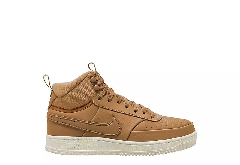 Nike Mens Court Vision Mid Winter Sneaker Boot - Wheat - Image 2