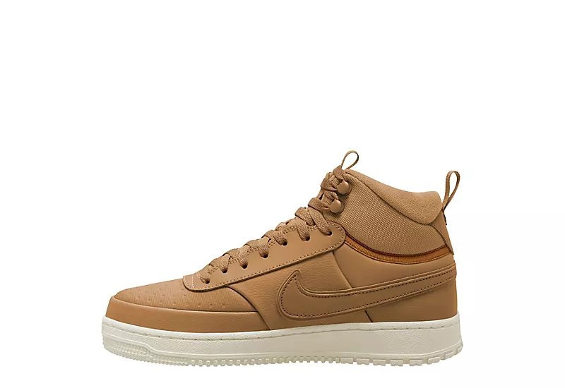 Nike Mens Court Vision Mid Winter Sneaker Boot - Wheat - Image 3