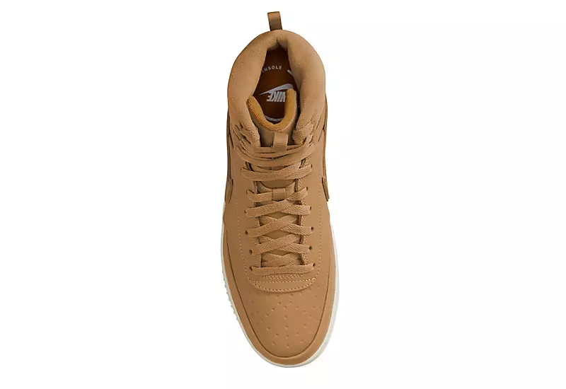 Nike Mens Court Vision Mid Winter Sneaker Boot - Wheat - Image 4