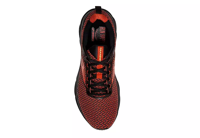 Brooks Mens Transmit 3 Running Shoe - Red - Image 4