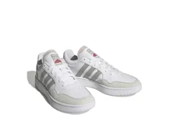 Adidas Mens Hoops 3.0 Low Sneaker - White