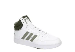 Adidas Mens Hoops 3.0 Mid Sneaker - White