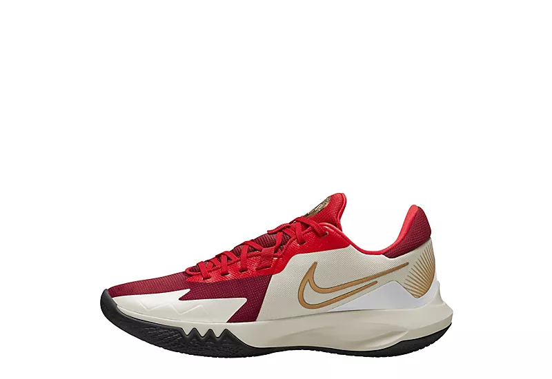 Nike Mens Precision 6 Basketball Shoe - Off White - Image 3