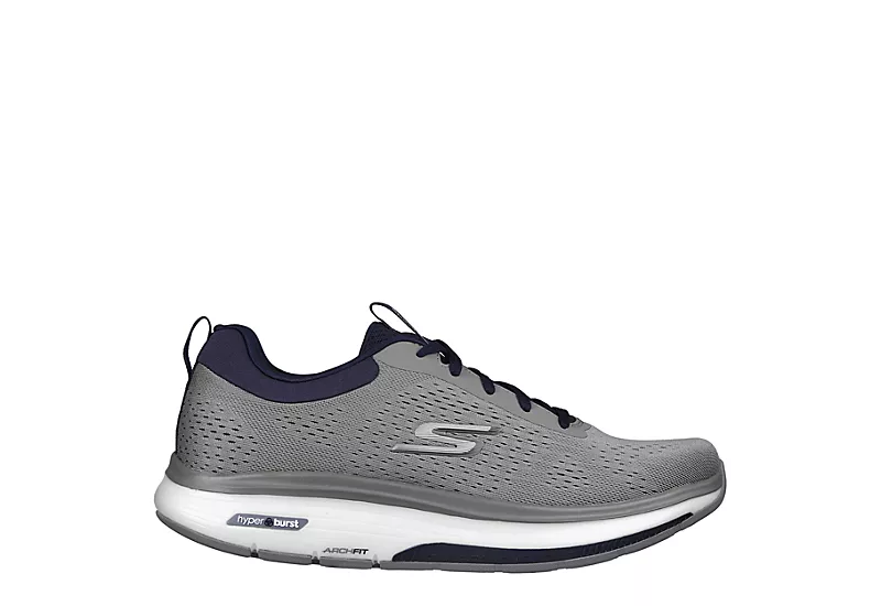 Skechers Mens Go Walk Workout Walker - Grey - Image 2