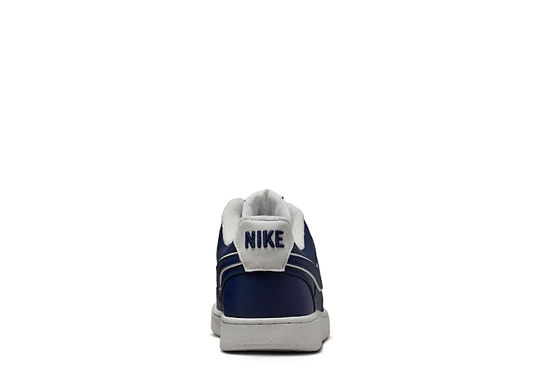 Nike Mens Court Vision Low Sneaker - Navy - Image 4