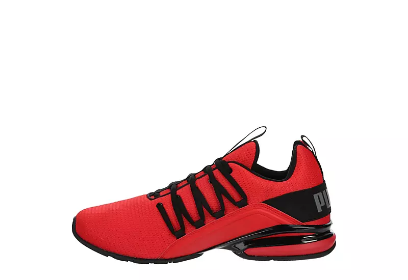 Puma Mens Axelion Sneaker - Red - Image 4