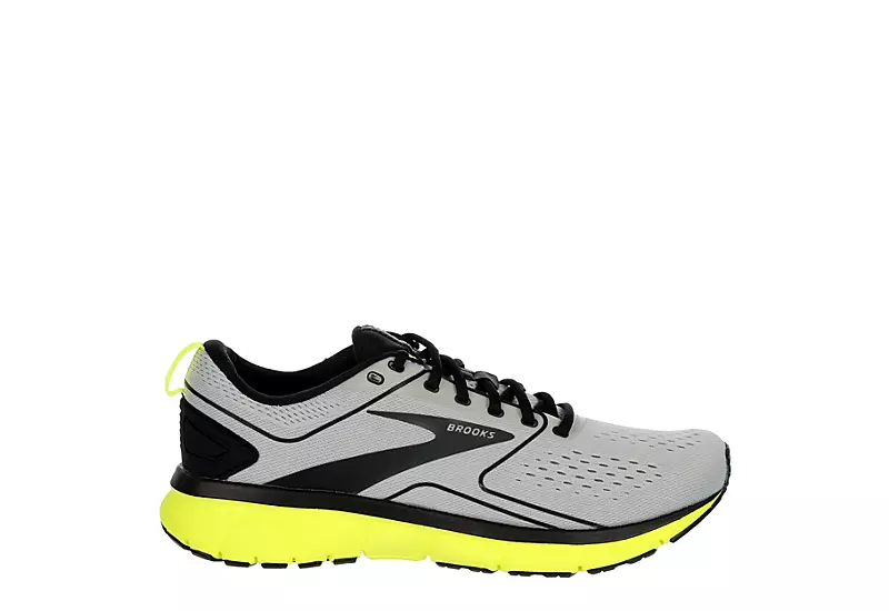 Brooks Mens Transmit 3 Running Shoe - Grey - Image 2