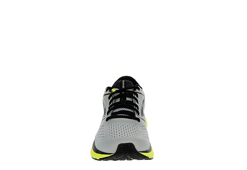 Brooks Mens Transmit 3 Running Shoe - Grey - Image 3