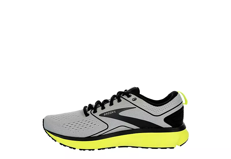 Brooks Mens Transmit 3 Running Shoe - Grey - Image 4