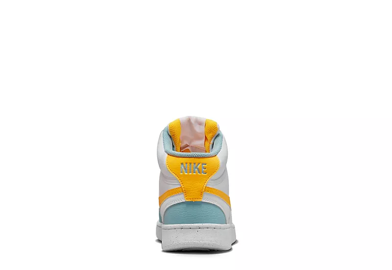 Nike Mens Court Vision Mid Sneaker - White - Image 4