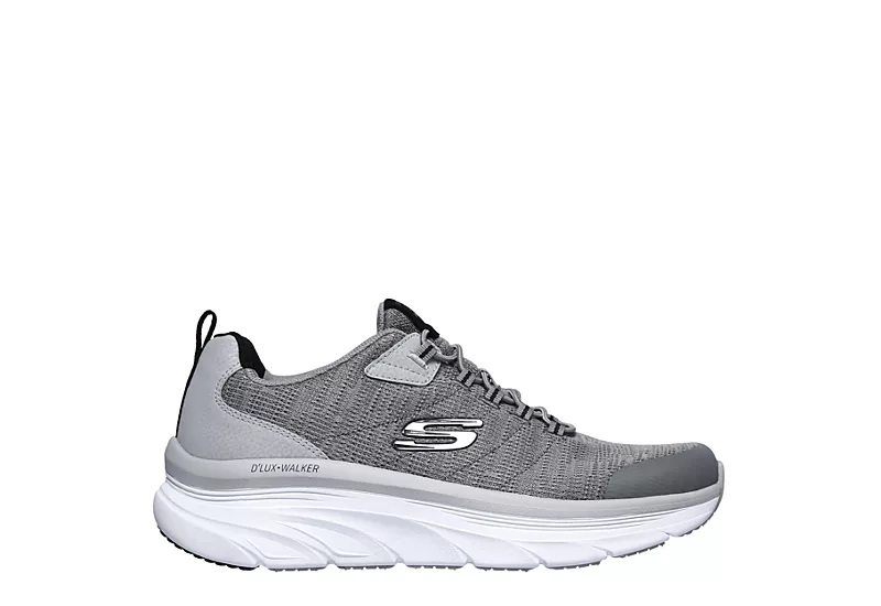 Skechers Mens Dlux Walker Pensive - Grey - Image 2
