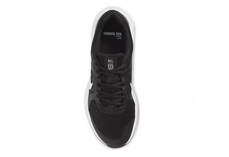 Nike Mens Run Swift 2 Running Shoe - Black - Image 5