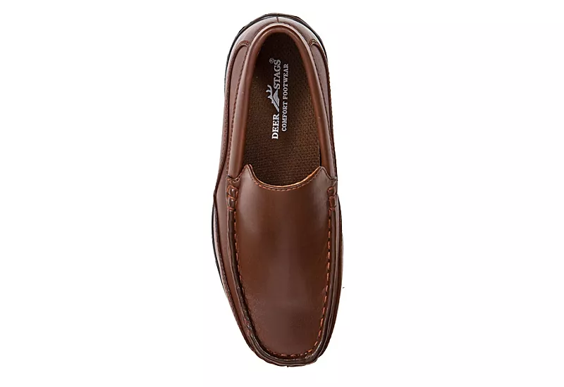 Deer Stags Boys Booster Loafer - Brown - Image 6