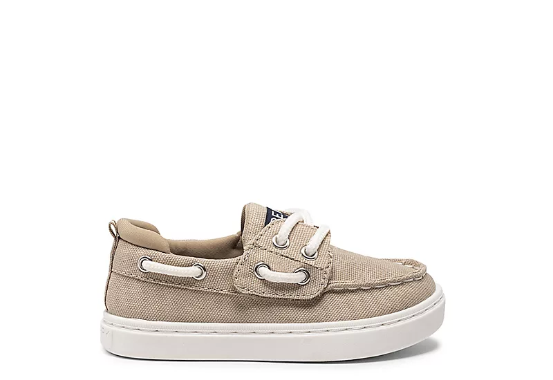 Sperry Boys Infant Sea Ketch Jr Washable Boat Shoe - Khaki - Image 2