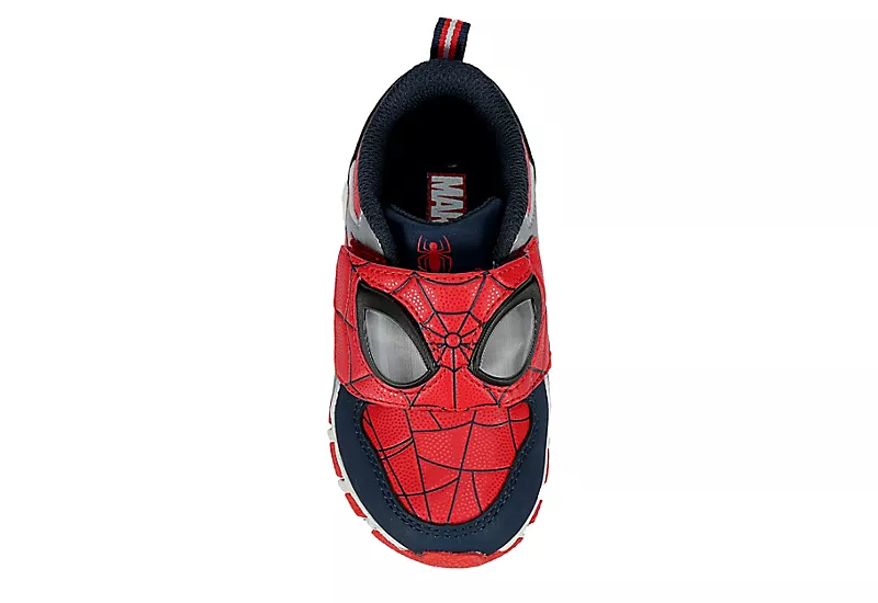 Spiderman Boys Infant Spiderman Light Up Sneaker - Red - Image 6