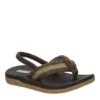 West Harris Boys Infant Lil Cove Flip Flop Sandal - Brown