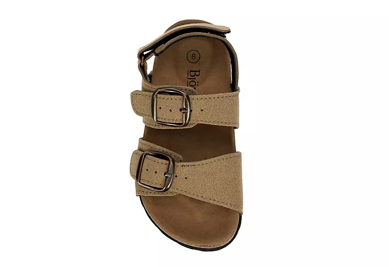 Bjorndal Boys Infant Rawley Footbed Sandal - Tan - Image 6