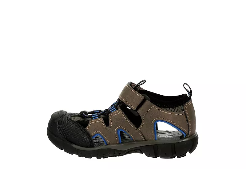West Harris Boys Infant Sailor Outdoor Sandal - Grey - Image 4