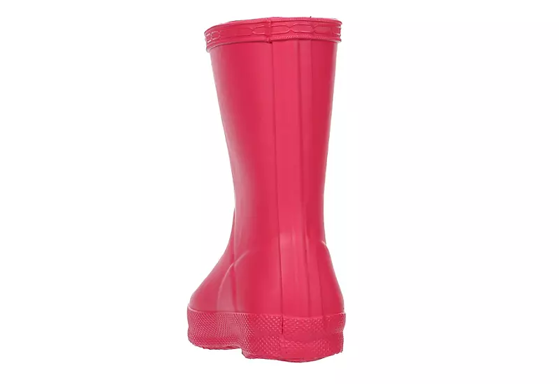 Hunter Boots Llc Girls Infant Original First Classic Rain Boot - Pink - Image 5