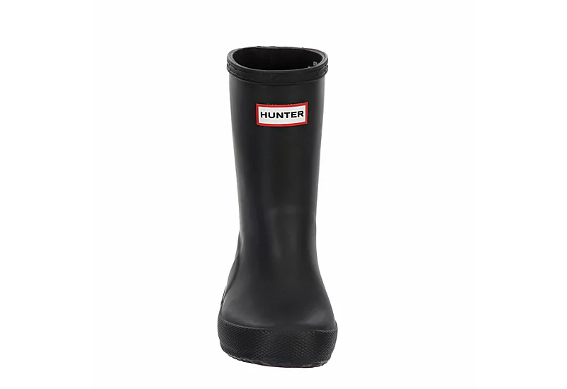 Hunter Boots Llc Boys Infant Original First Classic Rain Boot - Black - Image 3