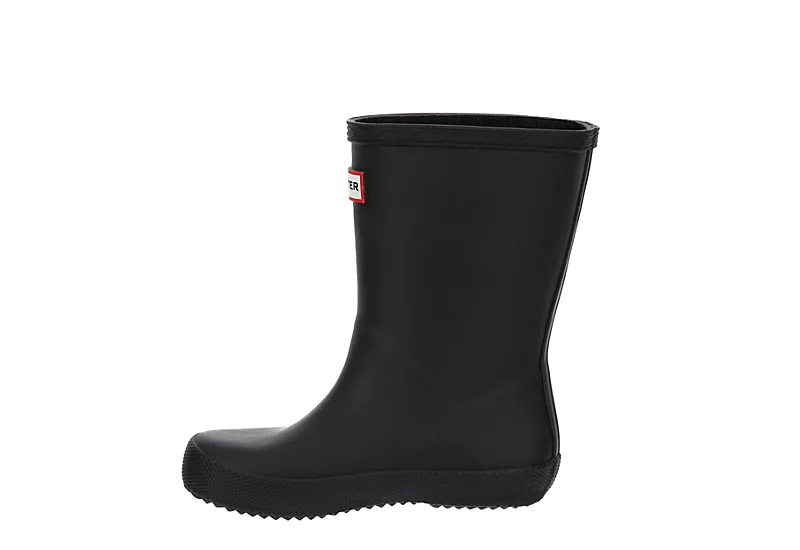 Hunter Boots Llc Boys Infant Original First Classic Rain Boot - Black - Image 4