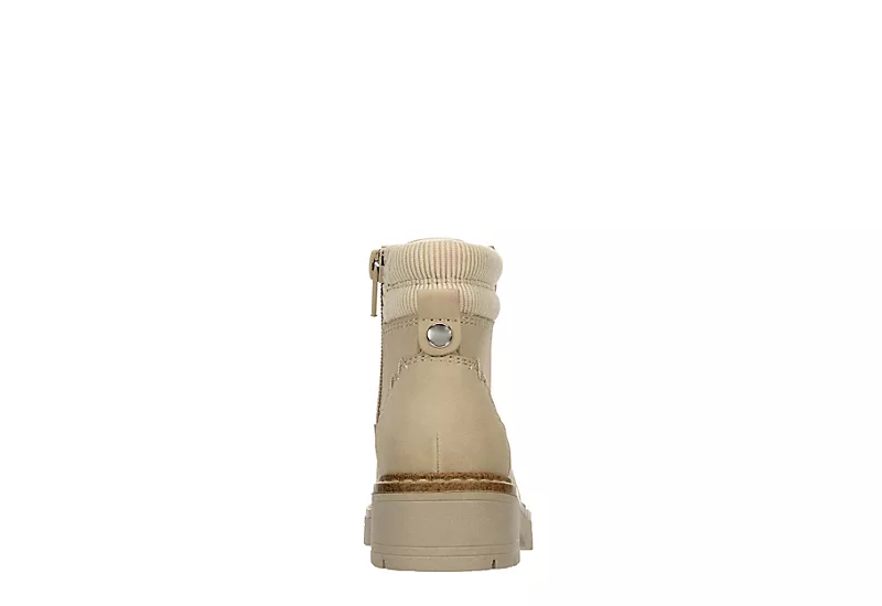 Cupcake Couture Girls Infant Lil Lexi Lace-up Boot - Beige - Image 5