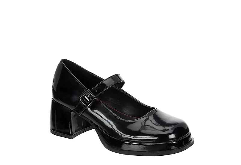 Steve Madden Girls Jkitty Mary Jane Dress Shoe - Black