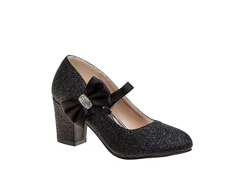 Badgley Mischka Girls Bownus Dress Shoe - Black
