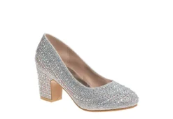 Badgley Mischka Girls Jemtastic Dress Shoe - Silver