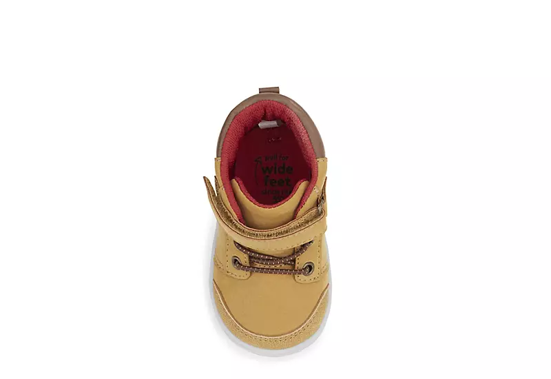 Stride Rite Boys Infant Crib Indiana Boot - Tan - Image 6