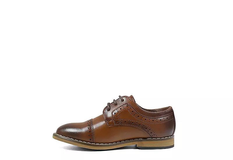 Stacy Adams Boys Infant Dickinson Oxford - Cognac - Image 4