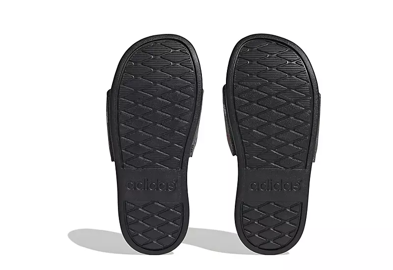 Adidas Boys Adilette Comfort Slide Sandal - Grey - Image 5