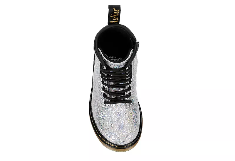 Dr. Martens Dr.martens Girls Infant 1460 Combat Boot - Grey - Image 6