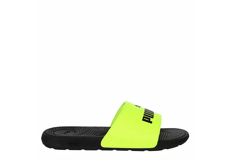 Puma Boys Cool Cat 2.0 Sport Slide Sandal - Lime - Image 2