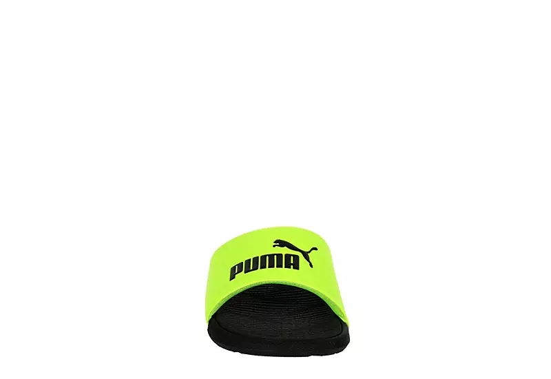 Puma Boys Cool Cat 2.0 Sport Slide Sandal - Lime - Image 3