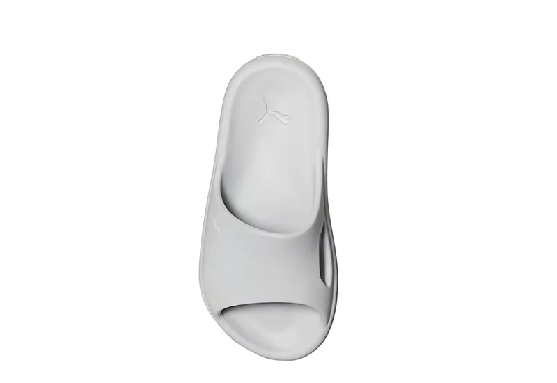 Puma Girls Shibui Cat Slide Sandal - Grey - Image 4