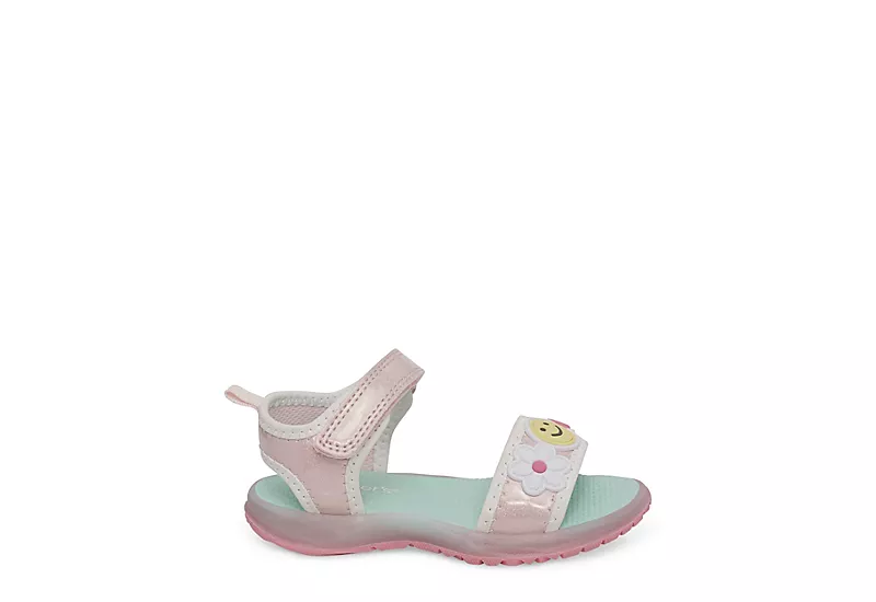 Carters Girls Infant Stellah Light Up Sandal - Pink - Image 2